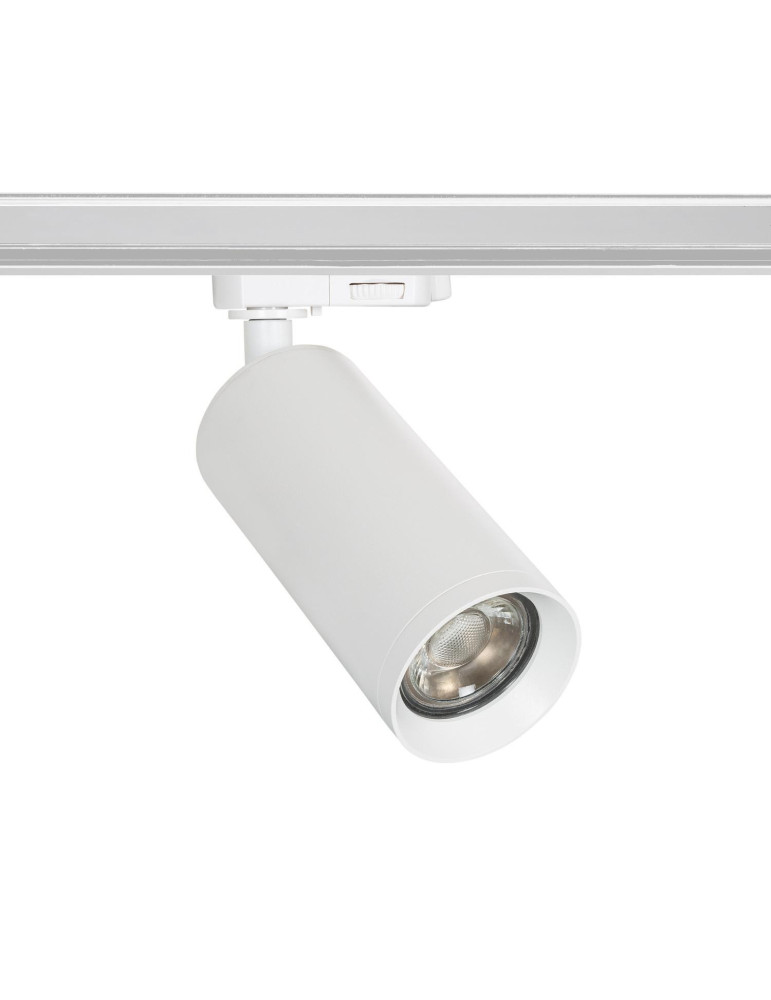 Spot à Douille sur Rail Triphasé Quartz pour Ampoule GU10 Spot à Douille sur Rail Triphasé Quartz pour Ampoule GU10