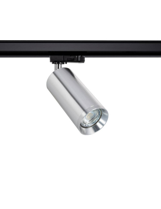 Spot à Douille sur Rail Triphasé Quartz pour Ampoule GU10 Spot à Douille sur Rail Triphasé Quartz pour Ampoule GU10