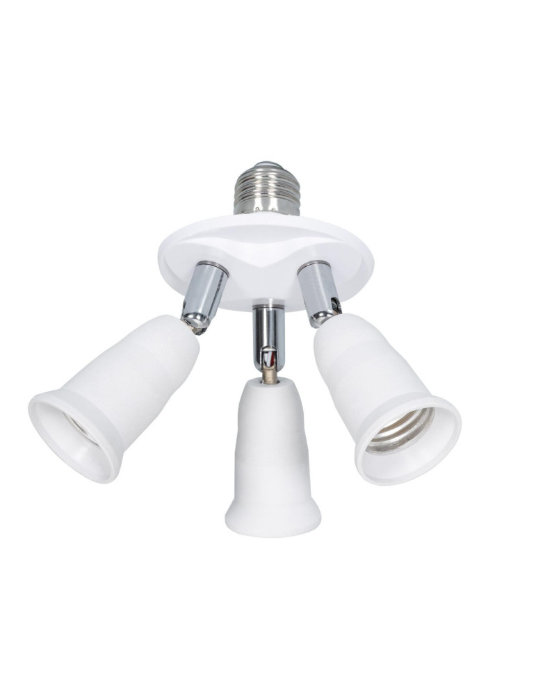 Adaptateur E27 à 3 Ampoules E27 Adaptateur E27 à 3 Ampoules E27