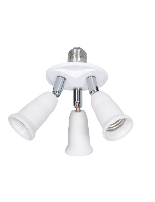 Adaptateur E27 à 3 Ampoules E27 Adaptateur E27 à 3 Ampoules E27