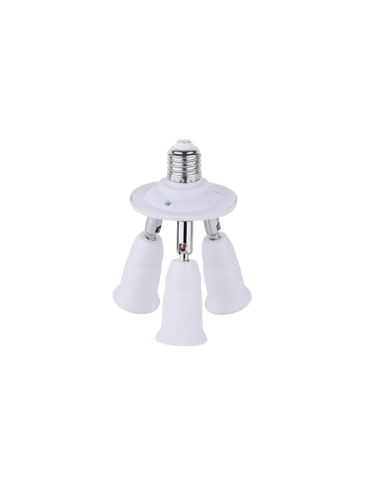 Adaptateur E27 à 3 Ampoules E27