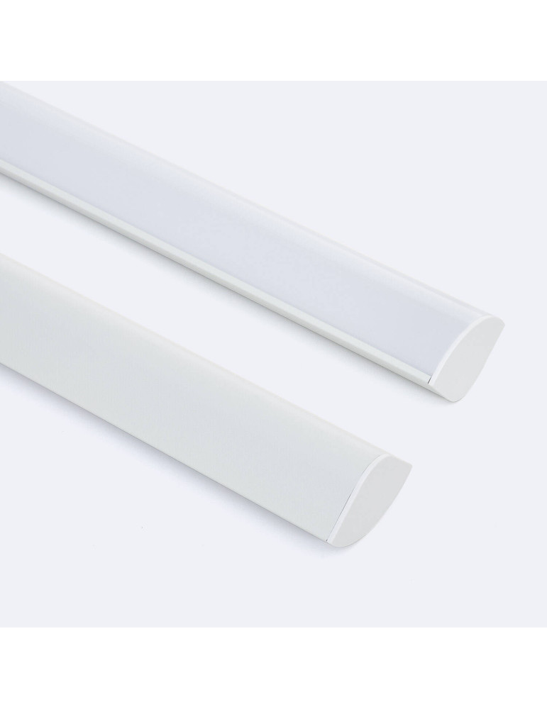 Profilé Aluminium Angle Rond avec Capot Continu pour Ruban LED jusqu'à 20 mm