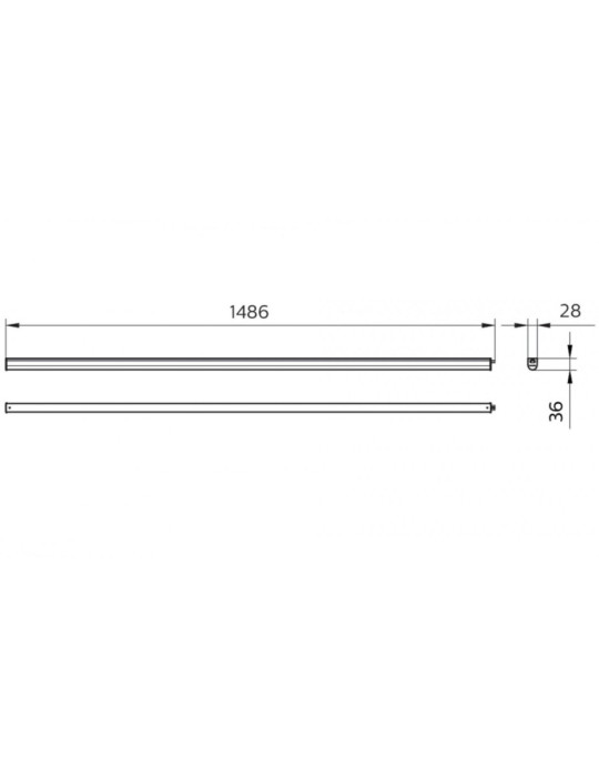 Réglette LED PHILIPS 24W Ledinaire Batten 150cm Raccordable BN021C