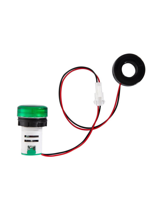 Indicateur Lumineux Voltmètre 20-500V et Ampèremètre 0-100A Ø22mm MAXGE