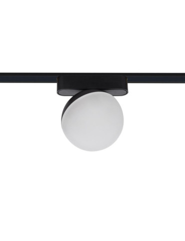 Spot LED sur Rail Magnétique 25mm Extra-Plat 10W 48V Ø100 mm Noir