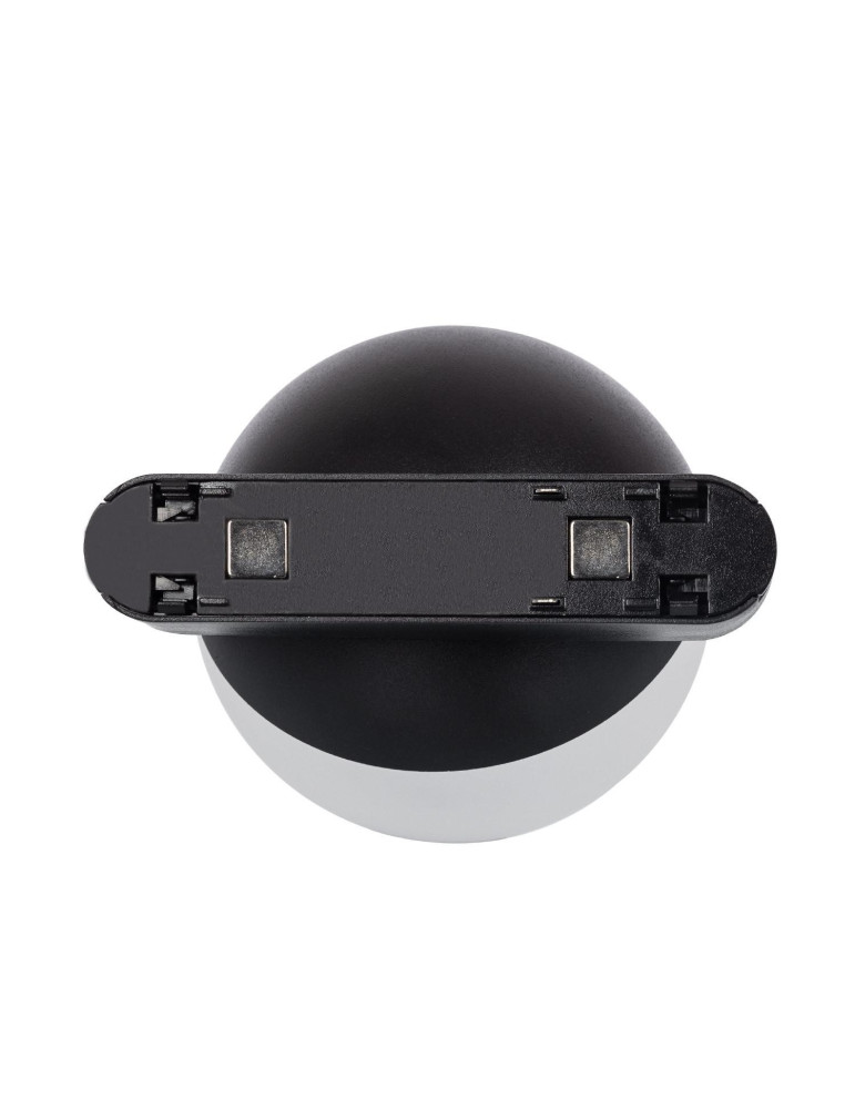 Spot LED sur Rail Magnétique 25mm Extra-Plat 10W 48V Ø100 mm Noir