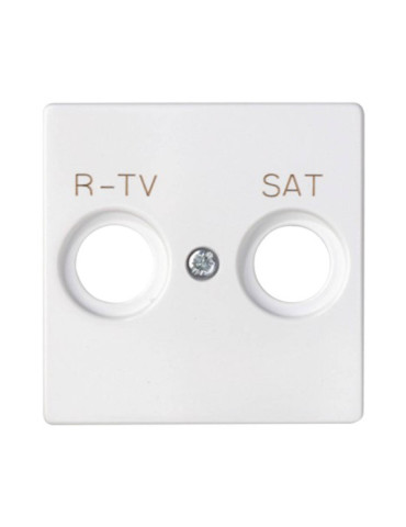 Plaque pour Prise TV + SAT SIMON 82 82097