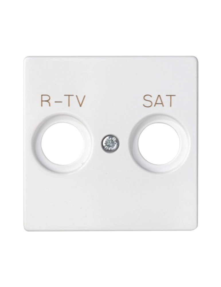 Plaque pour Prise TV + SAT SIMON 82 82097