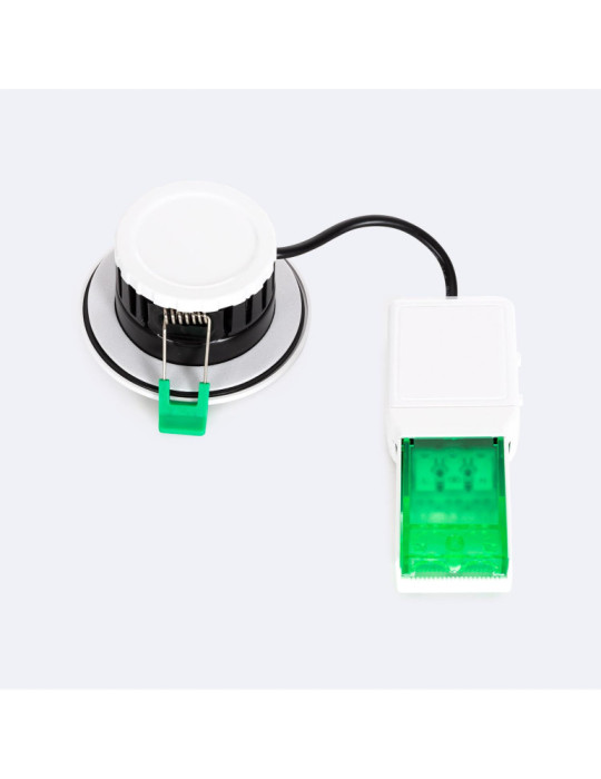 Spot Downlight Ignifuge LED 5-8W Rond Dimmable IP65 Coupe Ø 65 mm