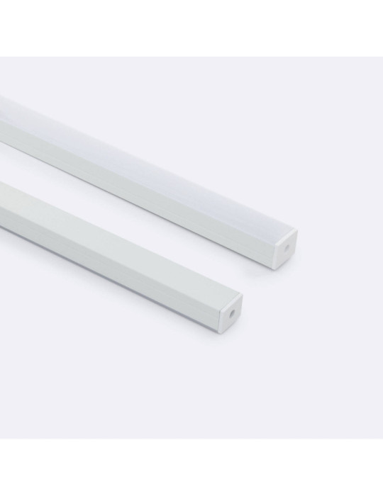 Profilé Aluminium en Saillie avec Capot Continu pour Ruban LED jusqu'à 15 mm