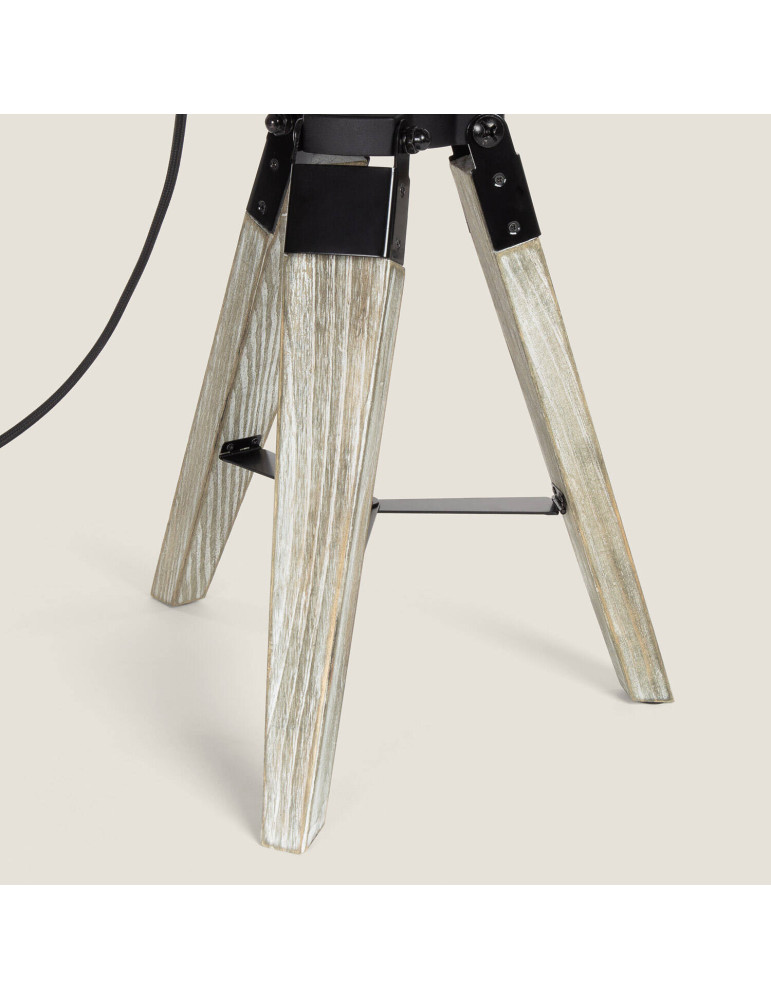 Lampe à Poser Métal et Bois Cinema Kurangna XS