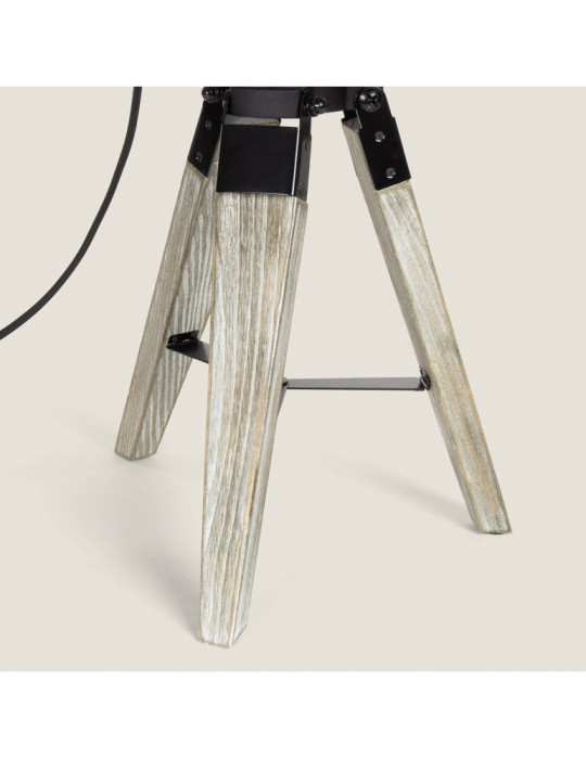 Lampe à Poser Métal et Bois Cinema Kurangna XS