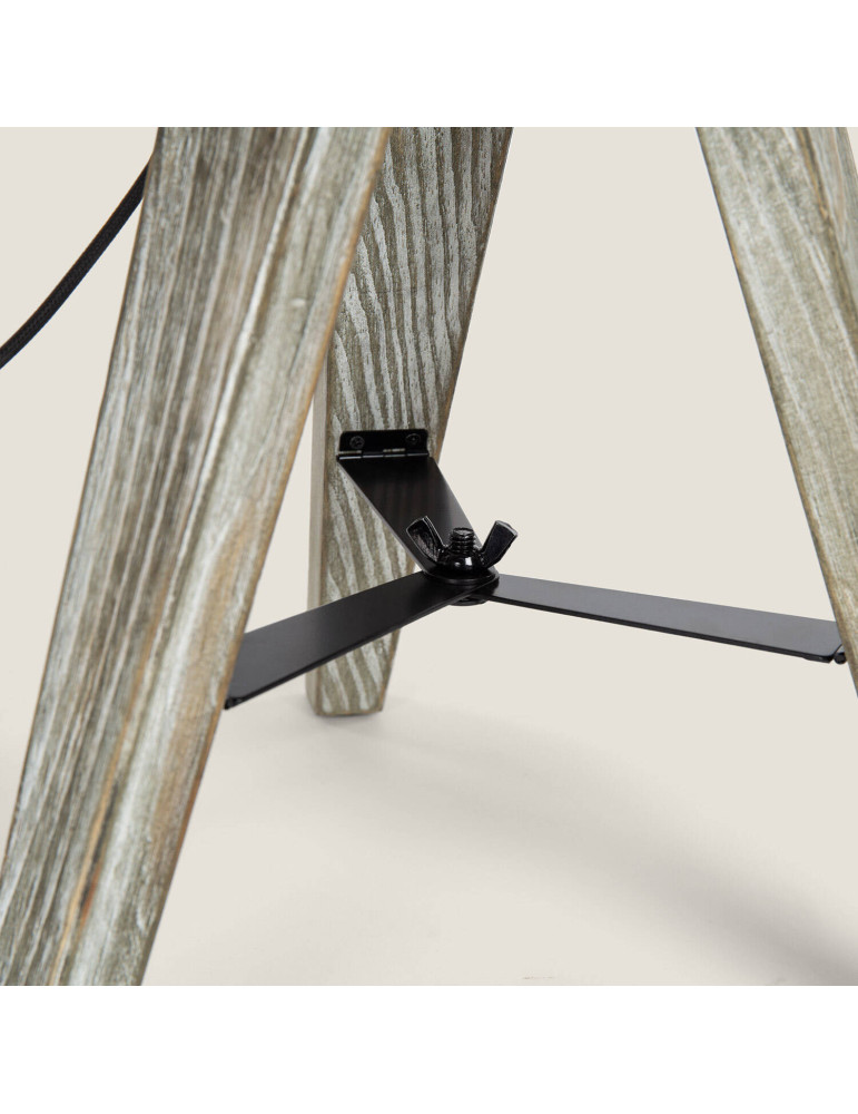 Lampe à Poser Métal et Bois Cinema Kurangna XS