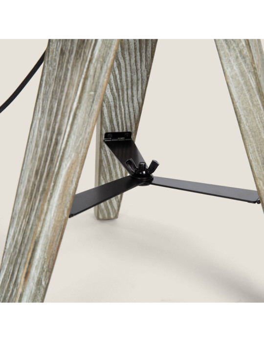 Lampe à Poser Métal et Bois Cinema Kurangna XS