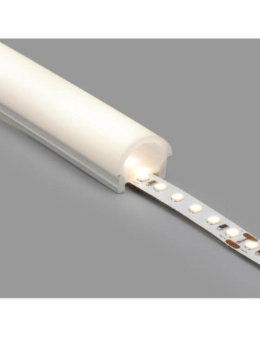 Tube Semi-Circulaire Silicone LED Flex Encastré jusqu'à 10-15 mm