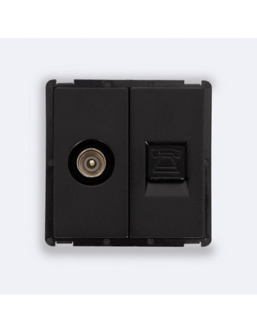 Prise TV Mâle+ Téléphone Modern