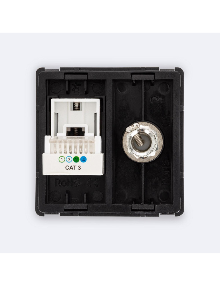 Prise TV Mâle+ Téléphone Modern