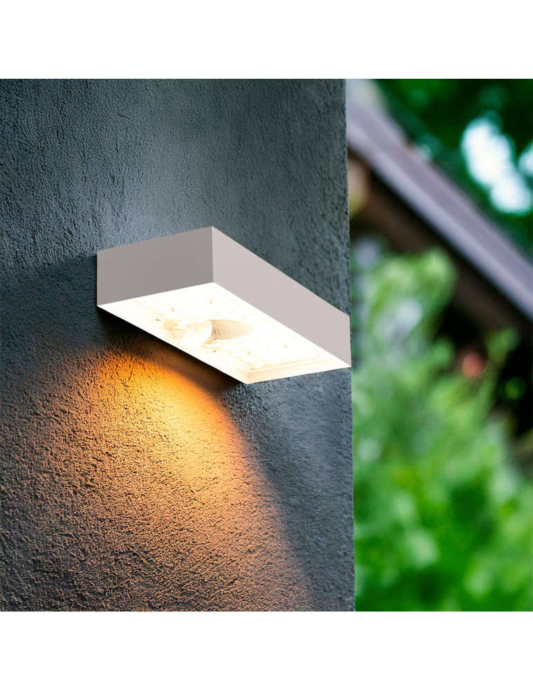 Applique Murale LED Extérieure 6W Karl Solaire Blanche