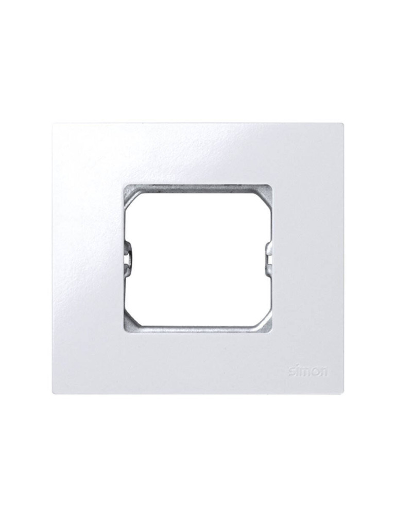 Pack 100 Cadres Compacts pour 1 Emplacement + 100 Châssis Séparés Blanc SIMON 27 Play