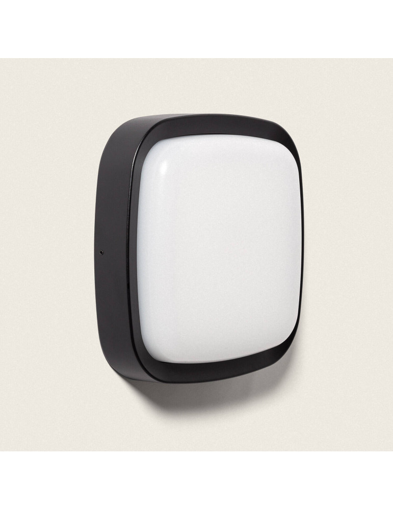 Applique Murale Extérieure LED 12W Éclairage Carré Noire Beilen