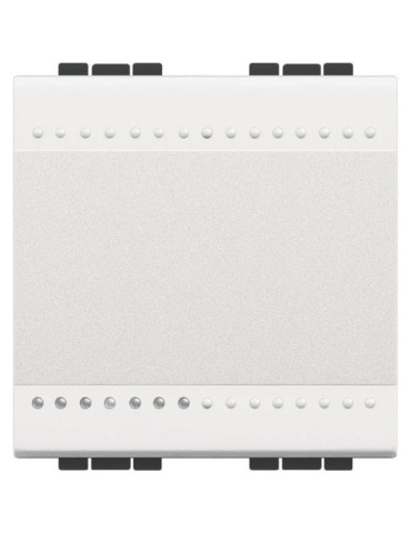 Interrupteur Simple 2 Modules 16 AX 250V AC Borne Auto BTicino Living Light N4001M2A