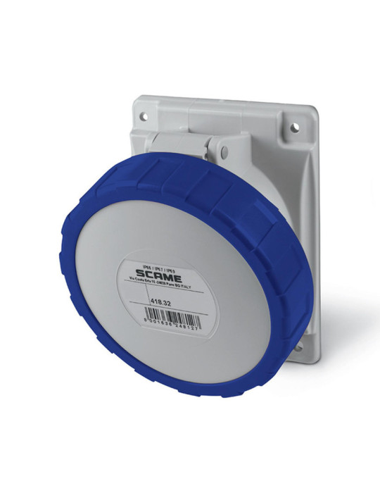 Prise Industrielle sur Tableau Étanche 32A IP67 Optima SCAME Prise Industrielle sur Tableau Étanche 32A IP67 Optima SCAME