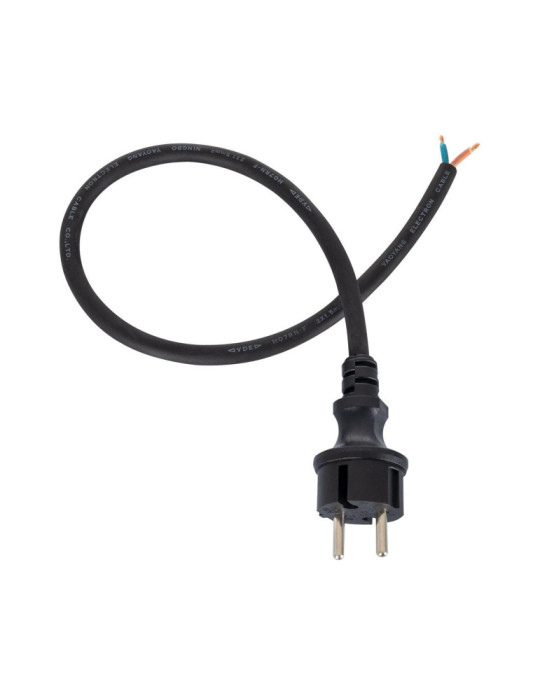 Guirlande Extérieure IP44 Câble Électrique Plat avec Douilles E27 sur Mesure Noire