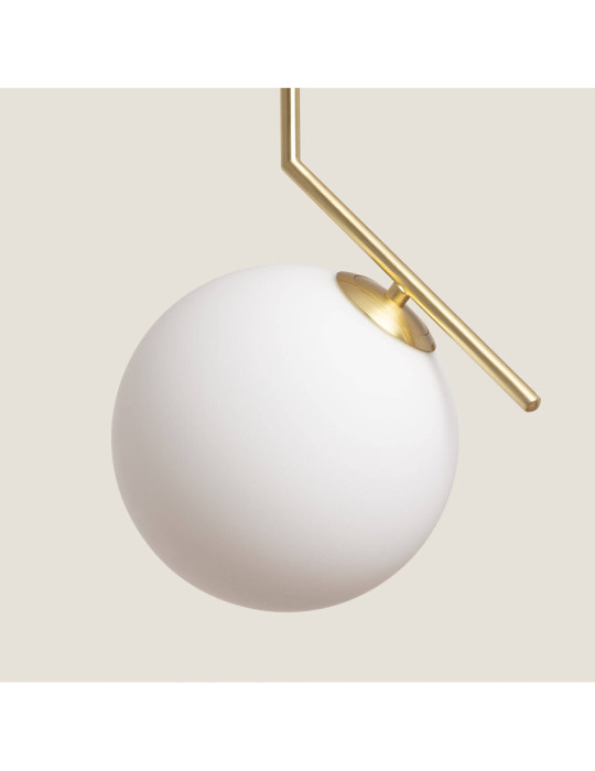 Suspension Métal et Verre Moonlight