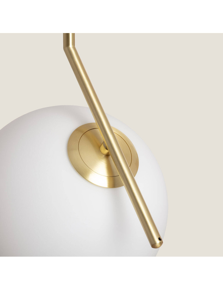 Suspension Métal et Verre Moonlight