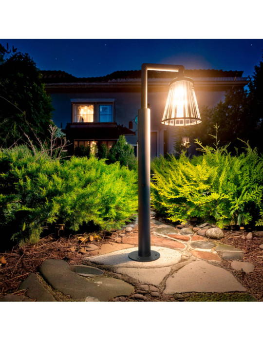 Balise sur Pied Extérieure LED 6W 95cm Aluminium Bradda