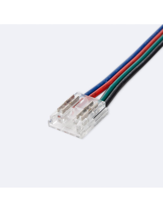 Connecteur HIPPO avec Câble pour Ruban LED RGBIC COB 24V DC IP20 Largeur 10mm