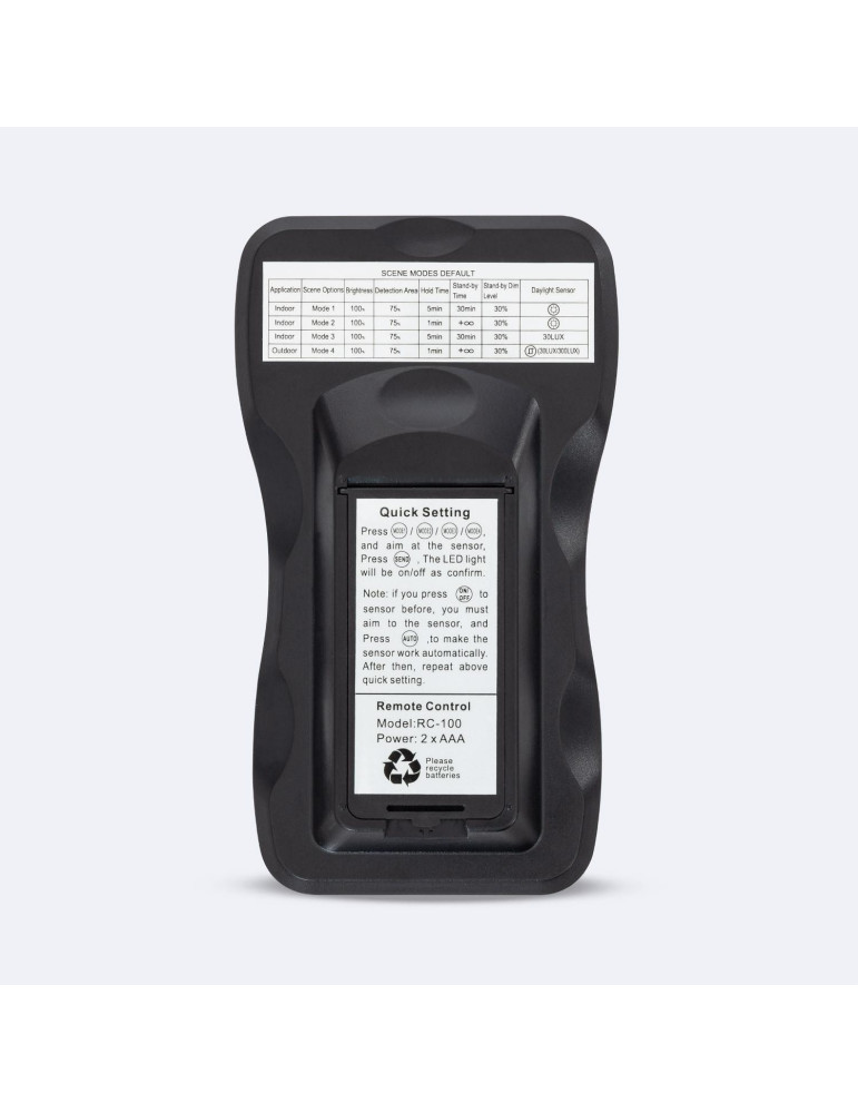 Télécommande RC-100 pour Cloche LED UFO Smart HBD