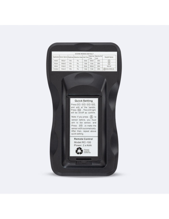 Télécommande RC-100 pour Cloche LED UFO Smart HBD