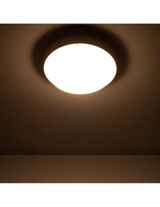 Plafonnier LED Extérieur Rond 25W Hublot White IP65 Ø175 mm