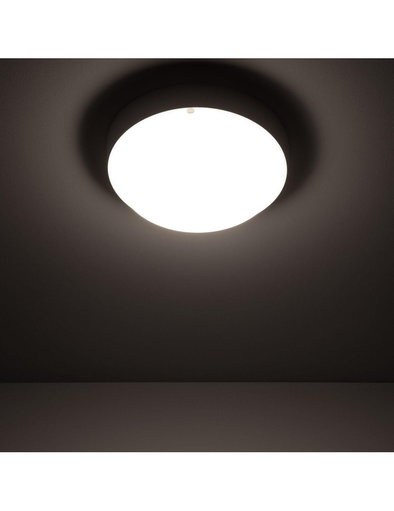 Plafonnier LED Extérieur Rond 25W Hublot White IP65 Ø175 mm