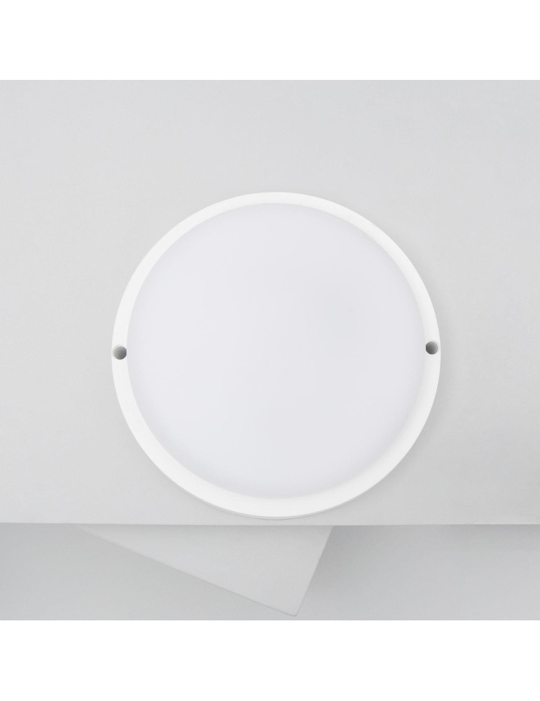 Plafonnier LED Extérieur Rond 25W Hublot White IP65 Ø175 mm