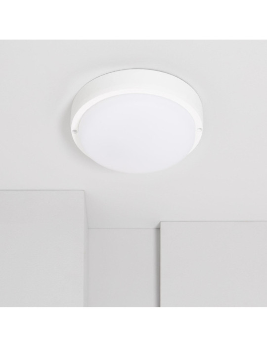Plafonnier LED Extérieur Rond 25W Hublot White IP65 Ø175 mm