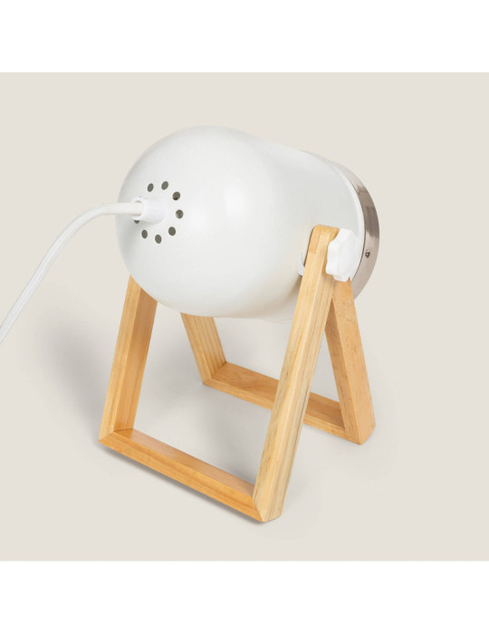 Lampe à Poser Métal et Bois Galicy