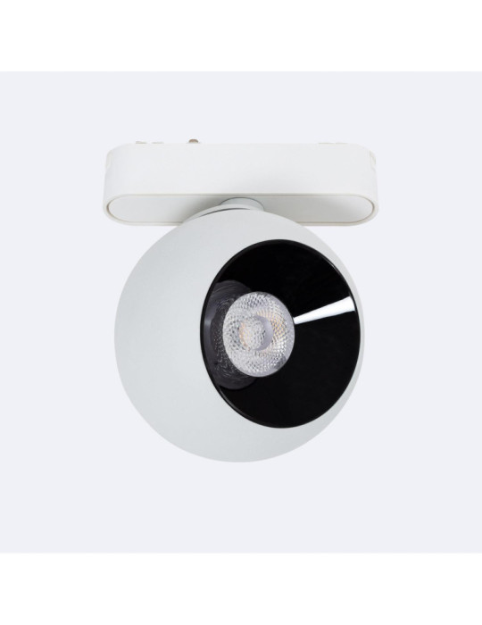 Spot LED sur Rail Magnétique 25mm Extra-Plat 12W Concave 48V Ø100 mm Blanc