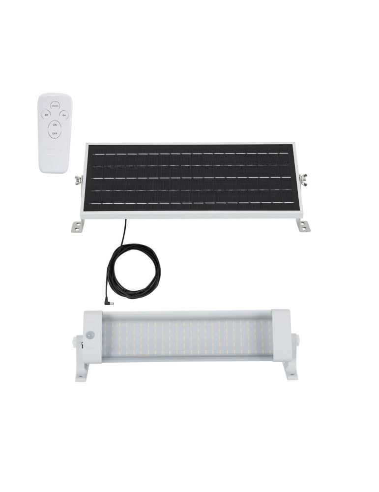 Réglette Solaire Étanche LED 44cm 10W IP65