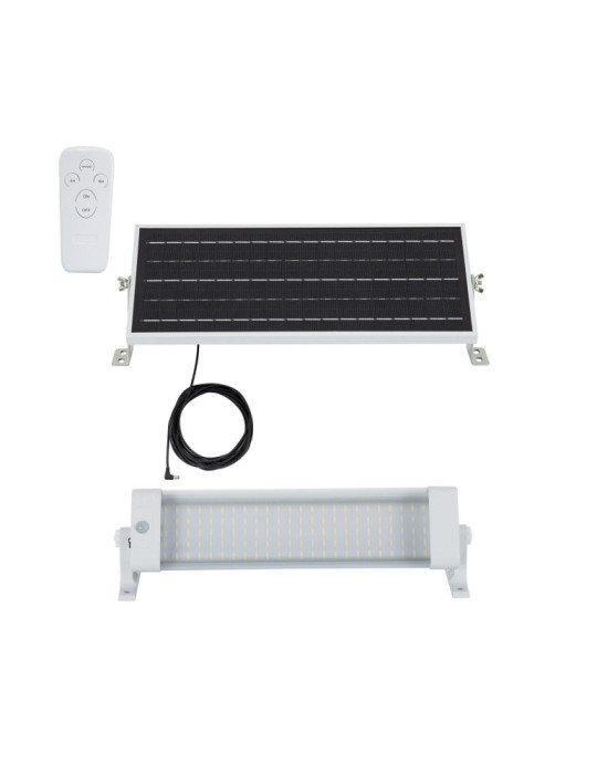 Réglette Solaire Étanche LED 44cm 10W IP65