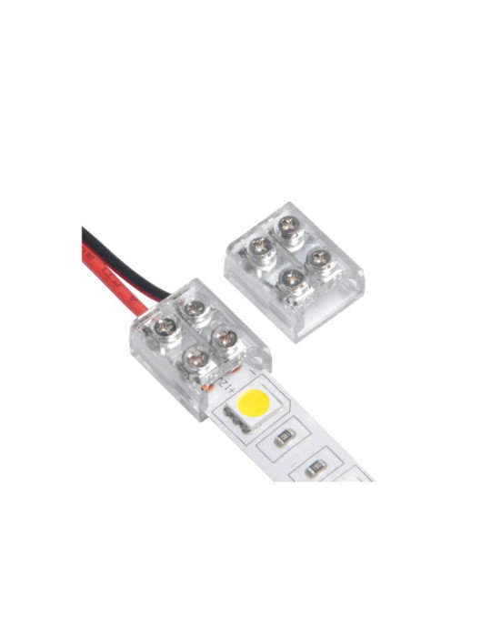 Connecteur câblé pour Ruban LED 12/24V DC avec Vis