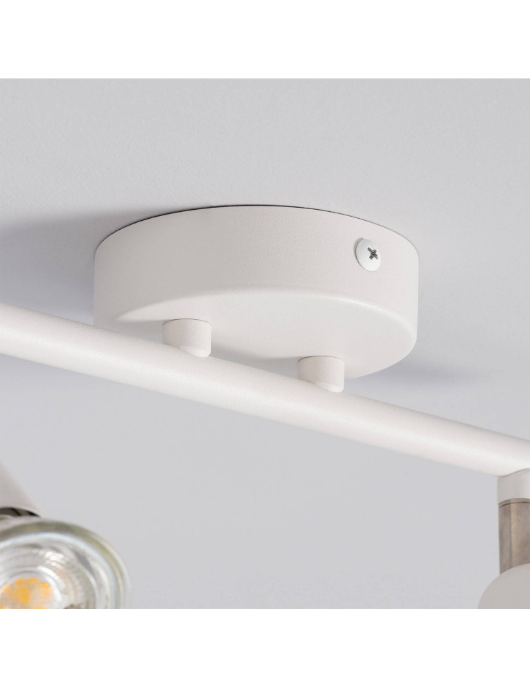 Plafonnier Orientable Aluminium Oasis 2 Spots Blanc