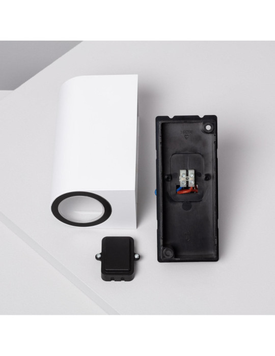 Applique Murale Extérieure Éclairage Double Face Gala Blanche