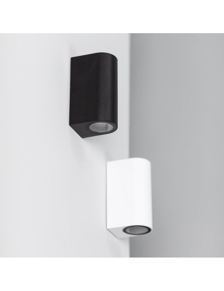 Applique Murale Extérieure Éclairage Double Face Gala Blanche