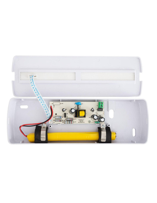 Balise de Secours LED Encastré/en Saillie 200lm Permanent/Non Permanent avec Autotest et Bouton Test
