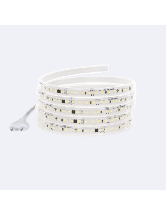 Ruban LED Dimmable Auto-redressement 220V SMD2835 120LED/m 1000 lm/m IP65 Largeur 12mm sur mesure Coupe tous les 10cm