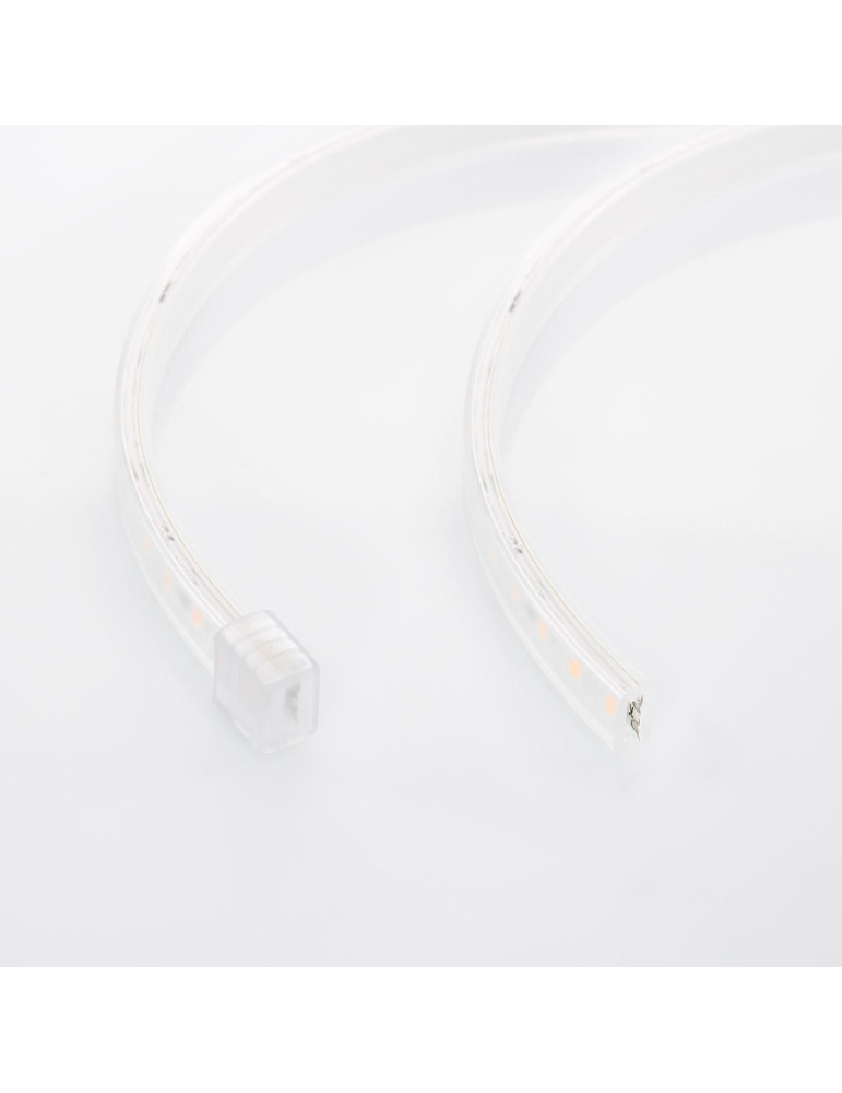 Ruban LED Dimmable Auto-redressement 220V SMD2835 120LED/m 1000 lm/m IP65 Largeur 12mm sur mesure Coupe tous les 10cm