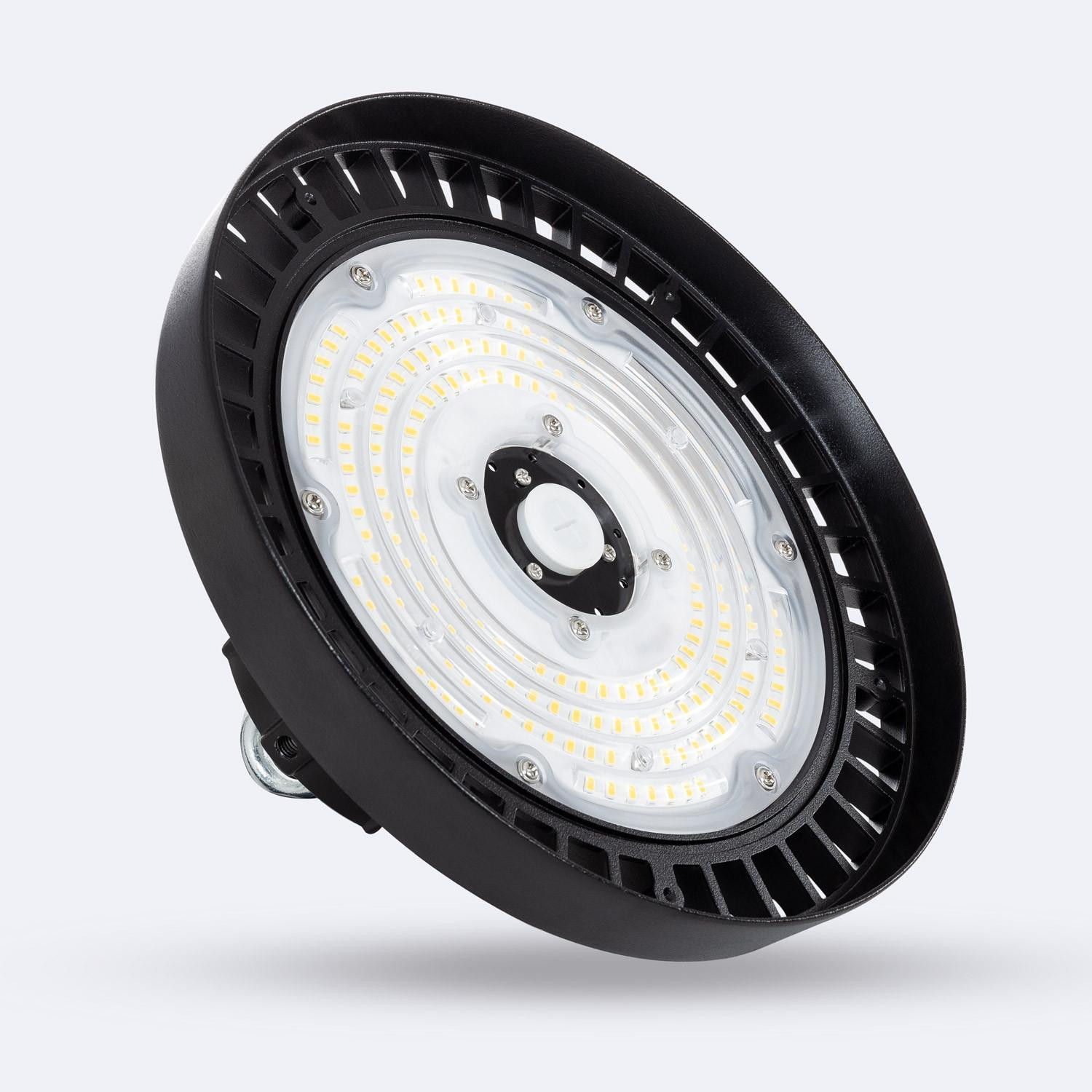 Cloche LED Industrielle UFO 150W 170lm/W LIFUD Dimmable 0-10V HBD Blanc chaud 3000K 90º