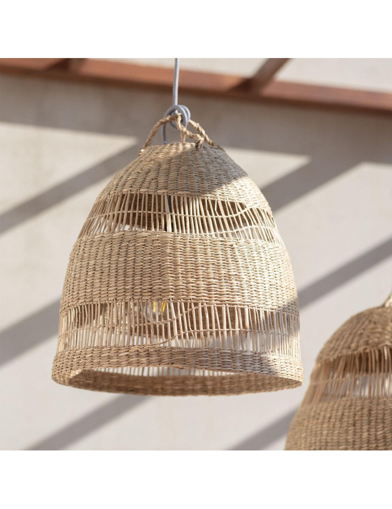 Abat-jour Suspension Fibres Naturelles Sami ILLUZIA